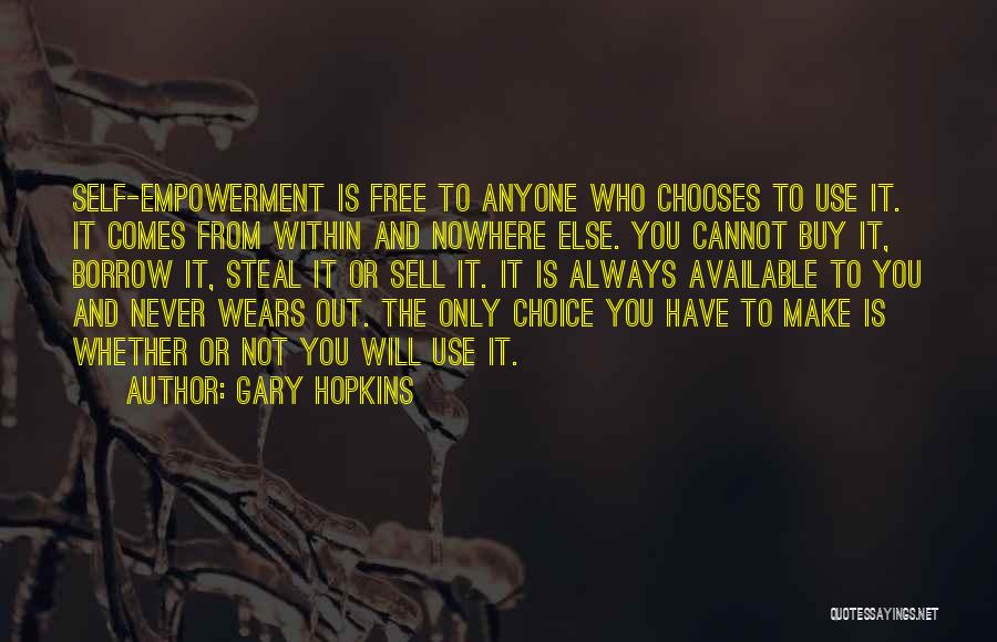 Strength And Guidance Quotes By Gary Hopkins