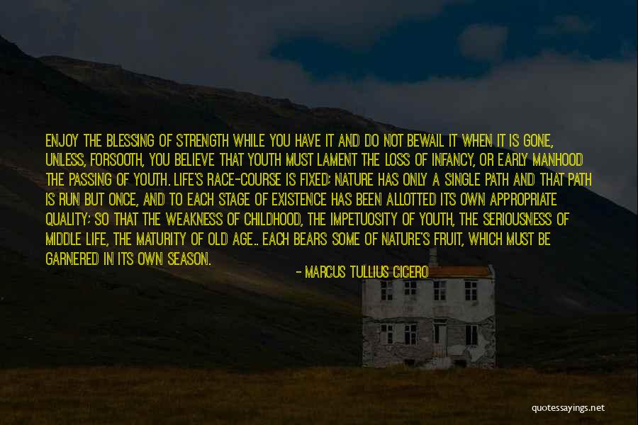 Strength And Loss Quotes By Marcus Tullius Cicero Strength And Loss Quotes By Marcus Tullius Cicero
