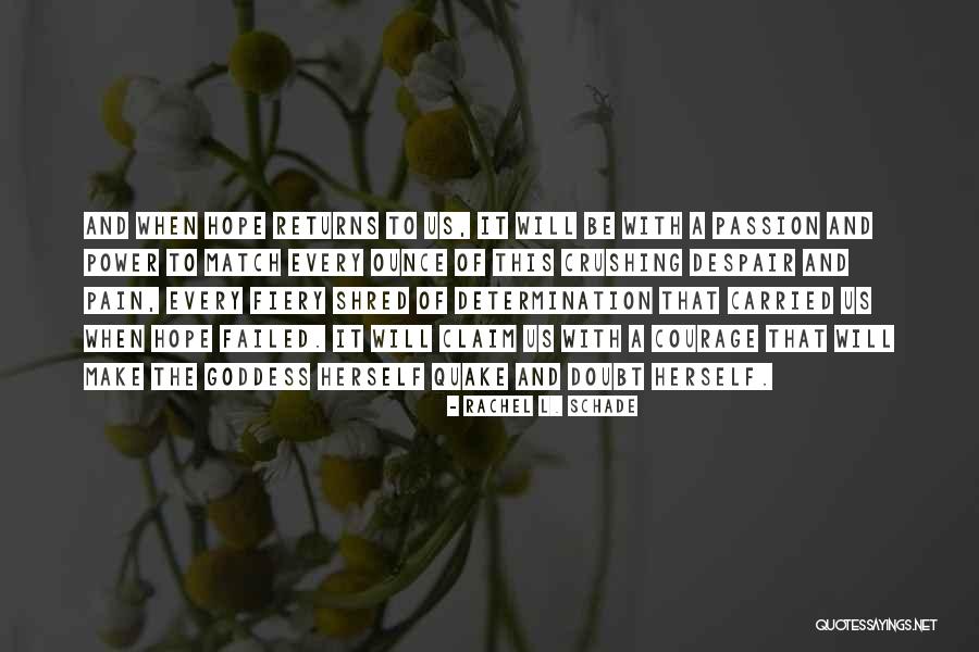 Strength And Loss Quotes By Rachel L. Schade Strength And Loss Quotes By Rachel L. Schade