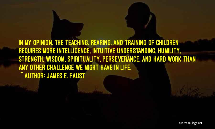 Strength And Perseverance Quotes By James E. Faust