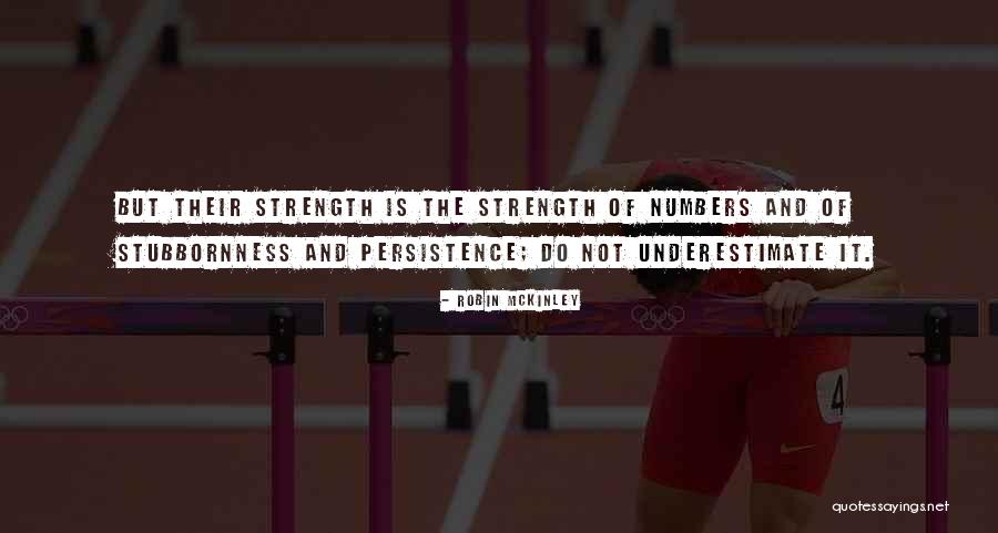 Strength And Persistence Quotes By Robin McKinley Strength And Persistence Quotes By Robin McKinley