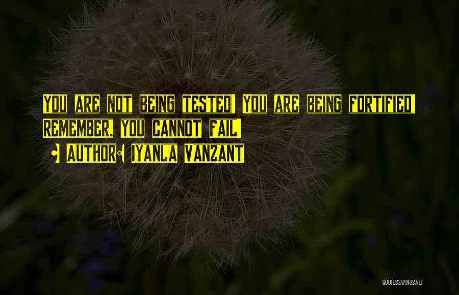 Strength Being Tested Quotes By Iyanla Vanzant