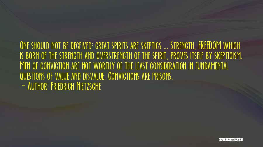 Strength Conviction Quotes By Friedrich Nietzsche