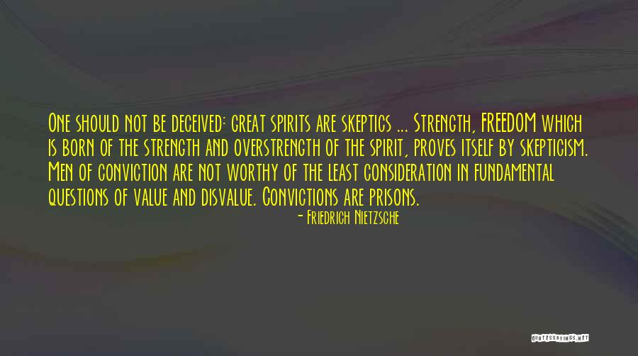 Strength Conviction Quotes By Friedrich Nietzsche