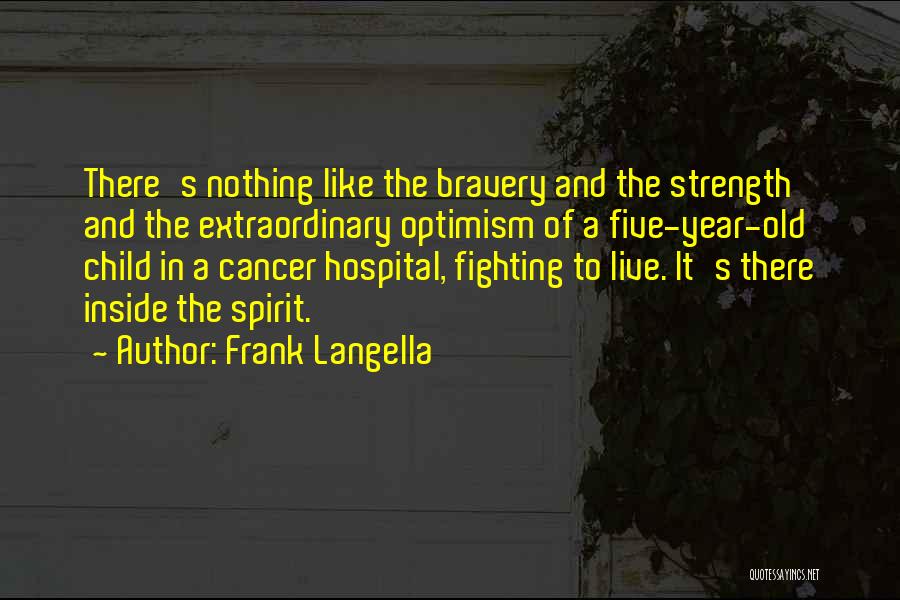 Strength Fighting Cancer Quotes By Frank Langella