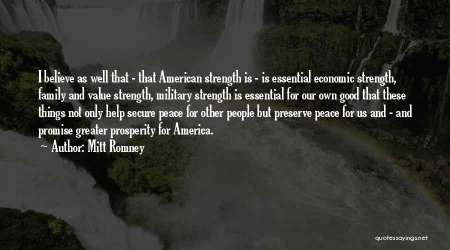 Strength For Family Quotes By Mitt Romney