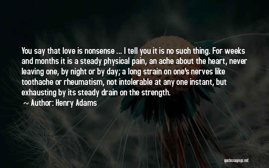 Strength For The Day Quotes By Henry Adams
