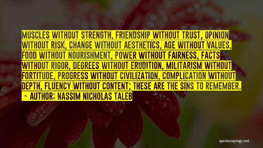 Strength Friendship Quotes By Nassim Nicholas Taleb