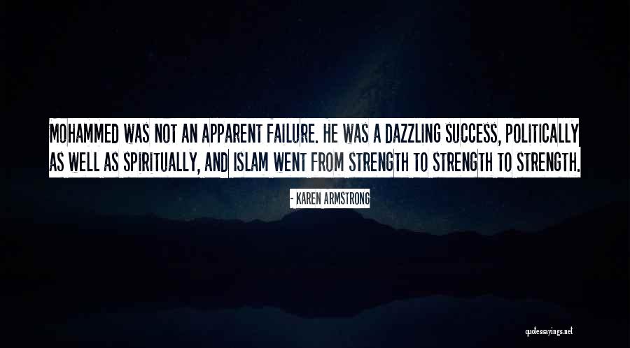 Strength From Failure Quotes By Karen Armstrong