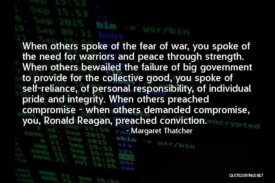 Strength From Failure Quotes By Margaret Thatcher