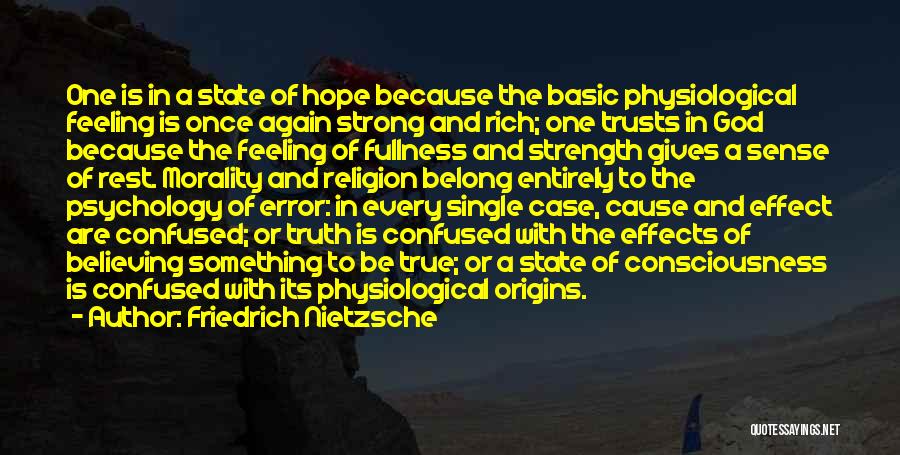Strength In God Quotes By Friedrich Nietzsche