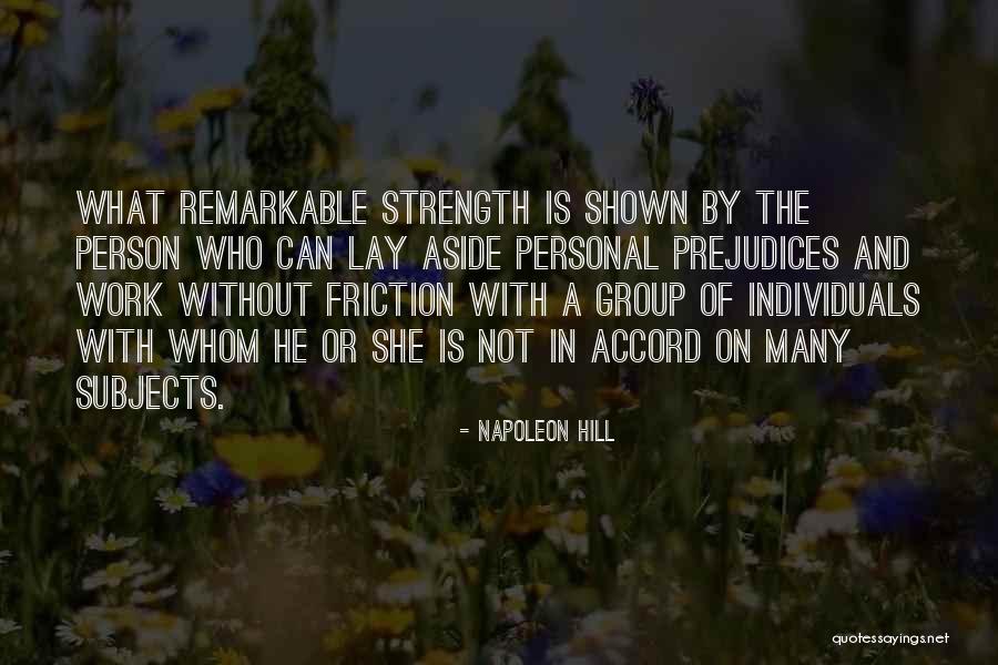 Strength In Group Quotes By Napoleon Hill