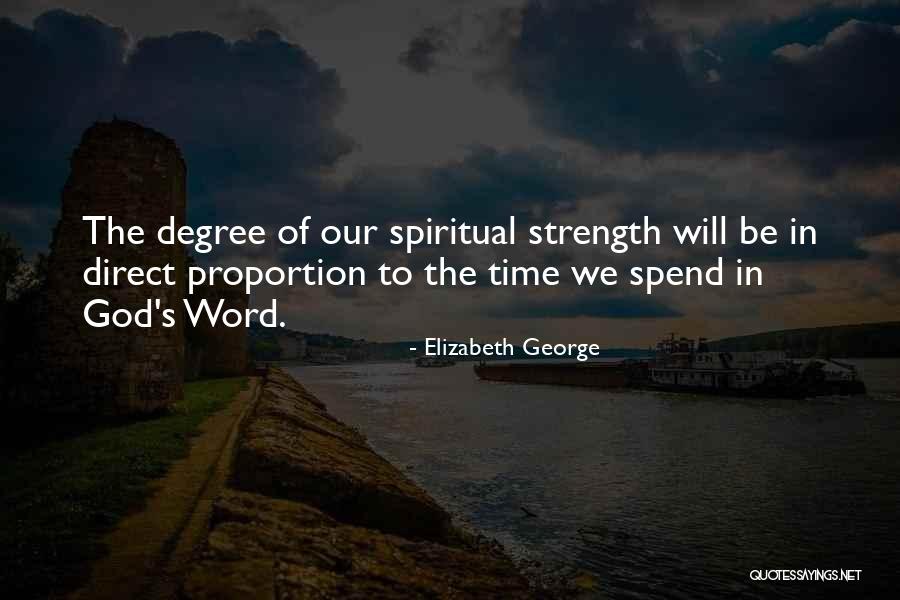 Strength In Love Quotes By Elizabeth George