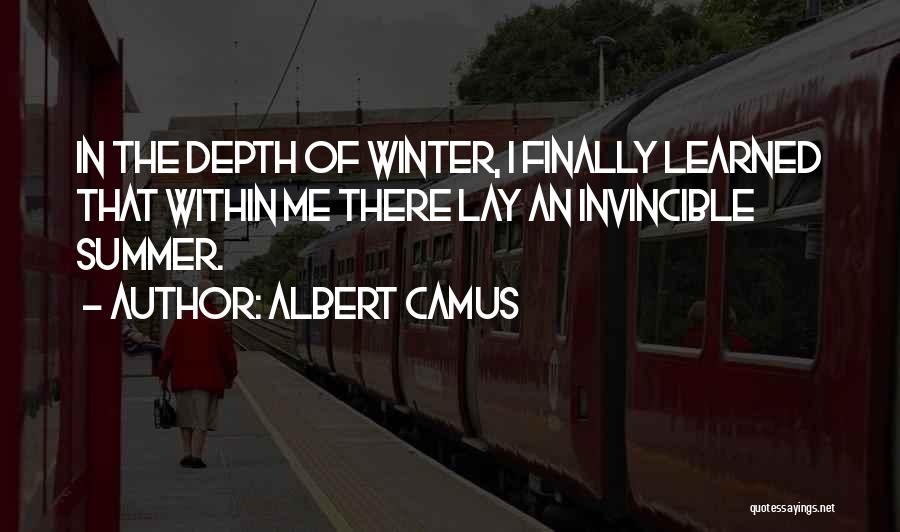 Strength In Me Quotes By Albert Camus