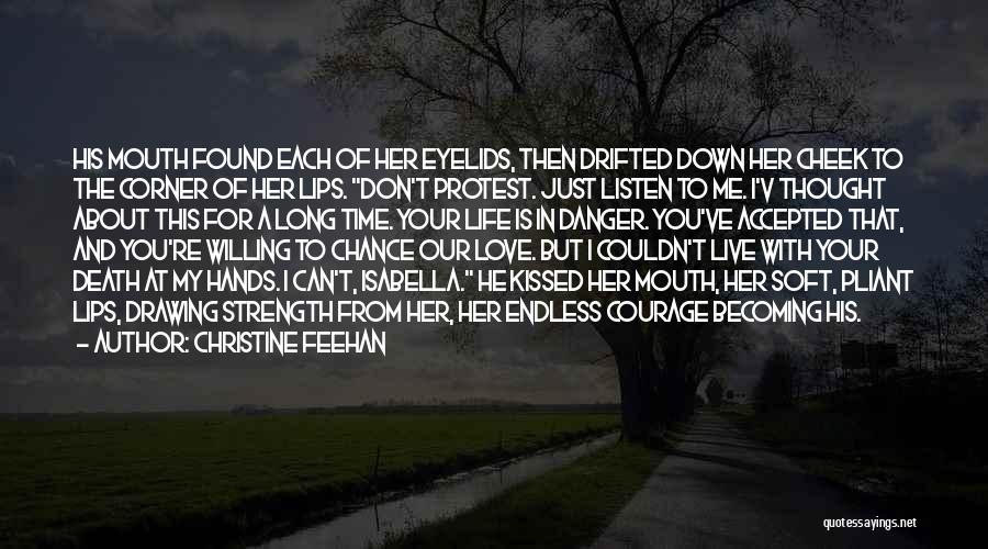 Strength In Time Of Death Quotes By Christine Feehan