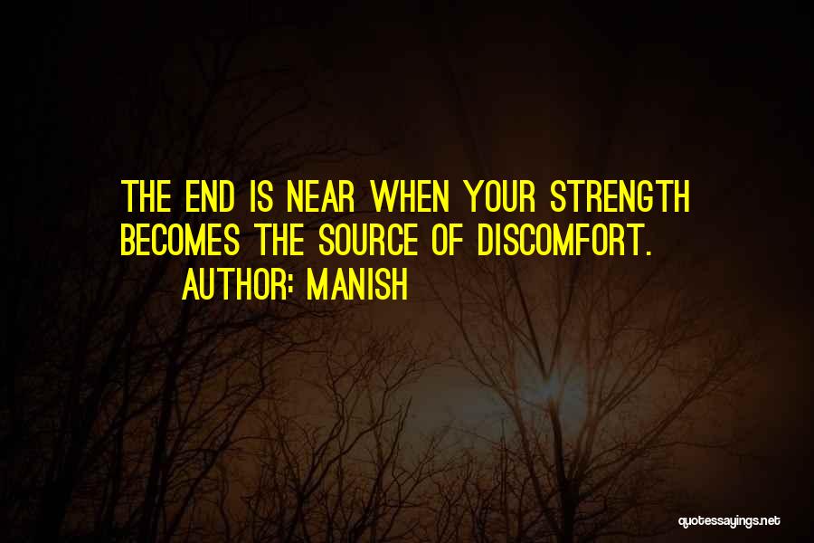 Strength Life Quotes By Manish