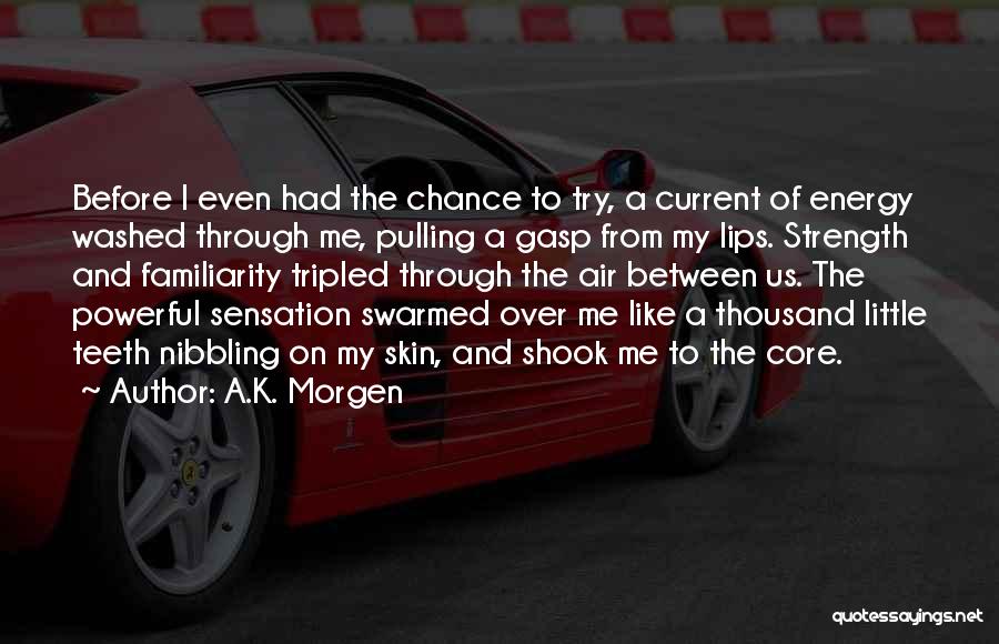 Strength Powerful Quotes By A.K. Morgen