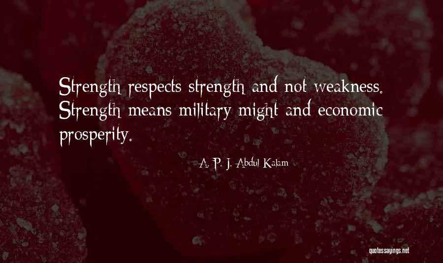 Strength Respects Strength Quotes By A. P. J. Abdul Kalam Strength Respects Strength Quotes By A. P. J. Abdul Kalam