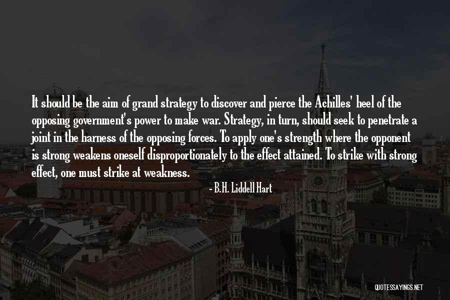 Strength Strategy Quotes By B.H. Liddell Hart Strength Strategy Quotes By B.H. Liddell Hart
