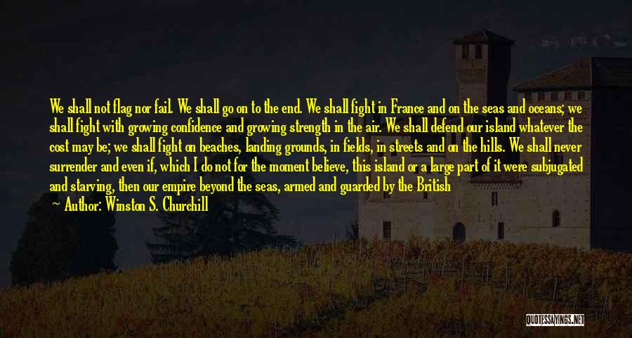 Strength To Carry On Quotes By Winston S. Churchill