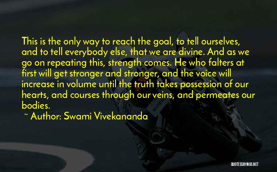 Strength To Go On Quotes By Swami Vivekananda