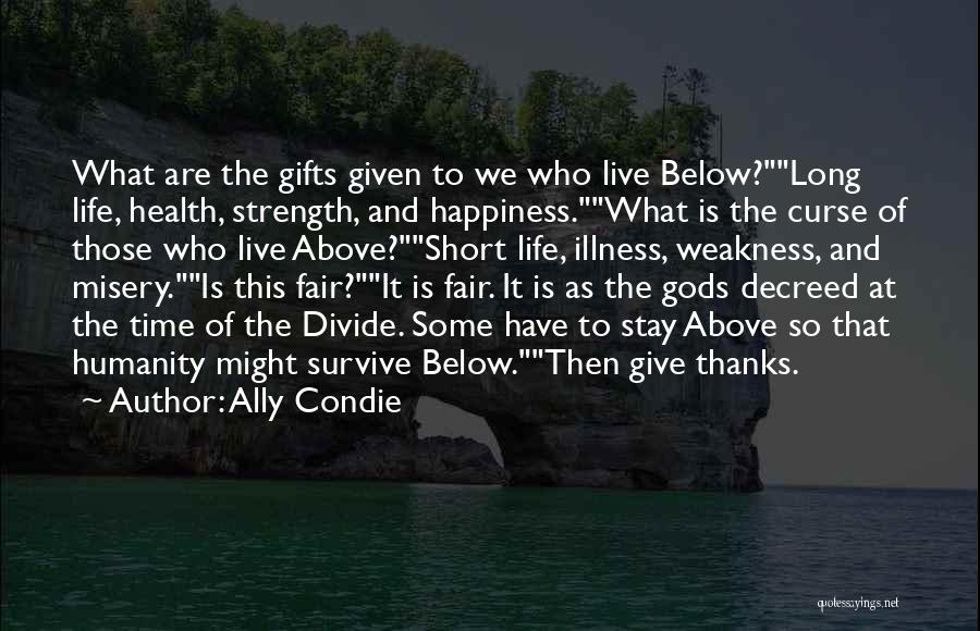 Strength To Survive Quotes By Ally Condie