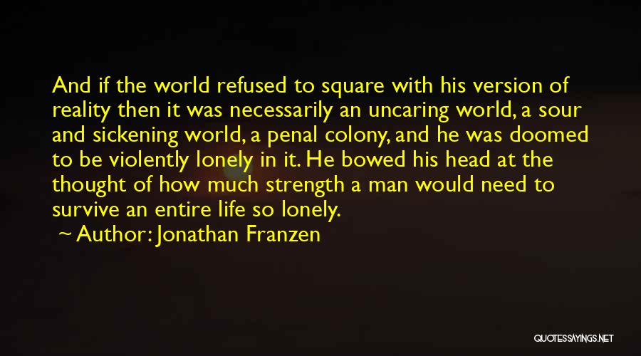 Strength To Survive Quotes By Jonathan Franzen