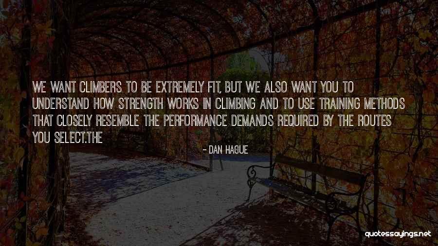 Strength Training Quotes By Dan Hague