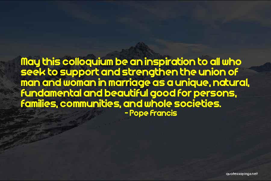 Strengthen Marriage Quotes By Pope Francis