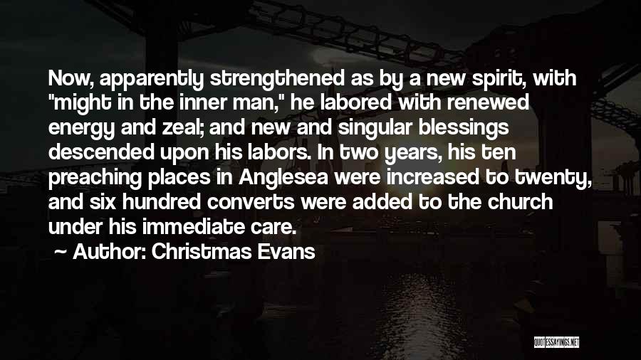Strengthened Quotes By Christmas Evans