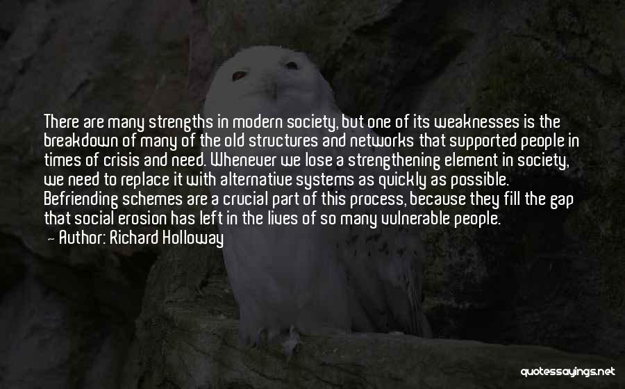 Strengthening Others Quotes By Richard Holloway