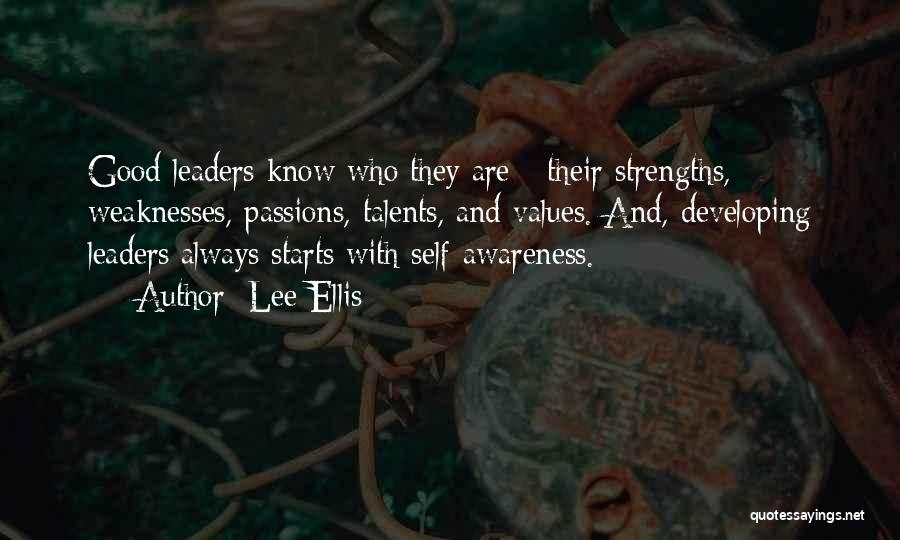 Strengths And Talents Quotes By Lee Ellis