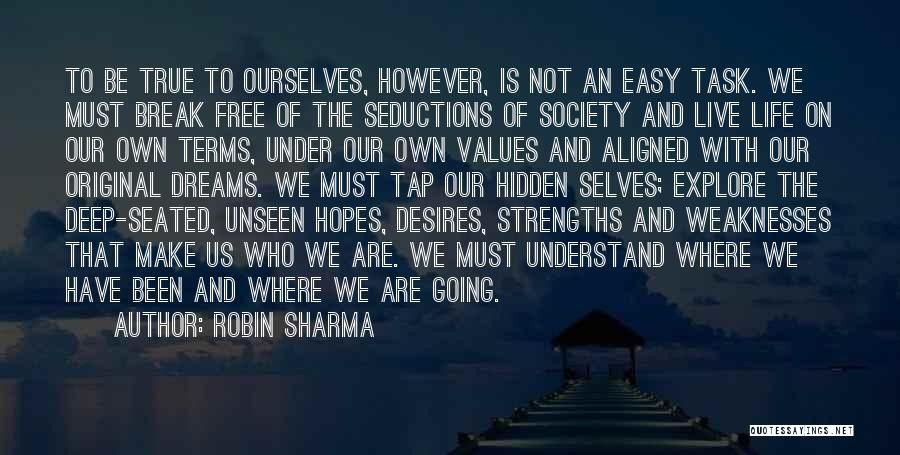 Strengths Vs Weaknesses Quotes By Robin Sharma