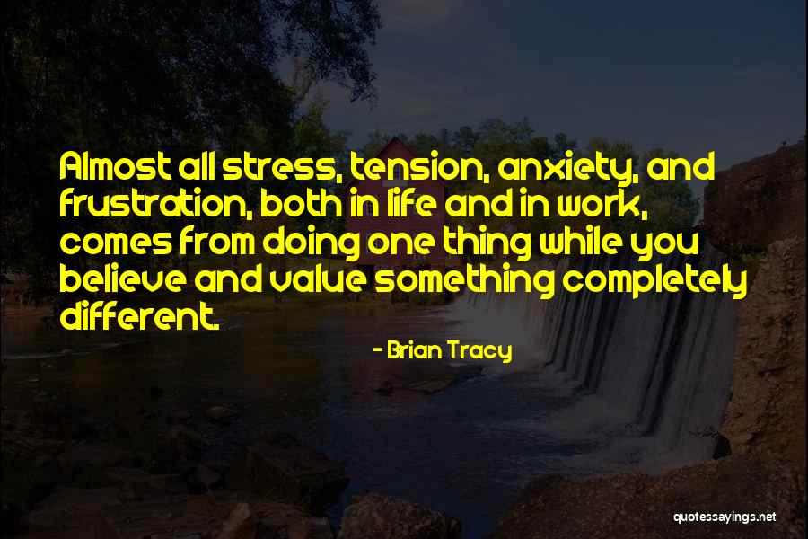 Stress And Anxiety Quotes By Brian Tracy