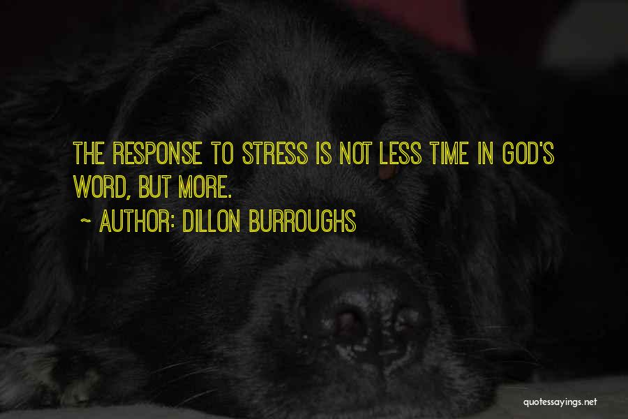 Stress And Bible Quotes By Dillon Burroughs