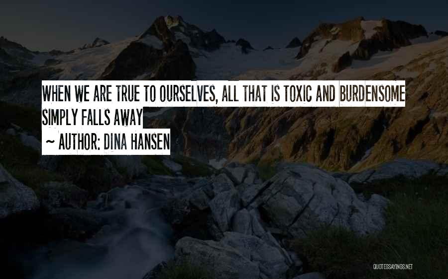 Stress And Food Quotes By Dina Hansen