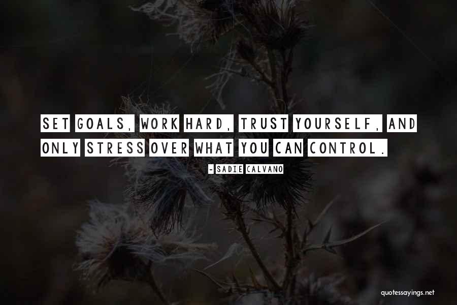 Stress And Hard Work Quotes By Sadie Calvano Stress And Hard Work Quotes By Sadie Calvano