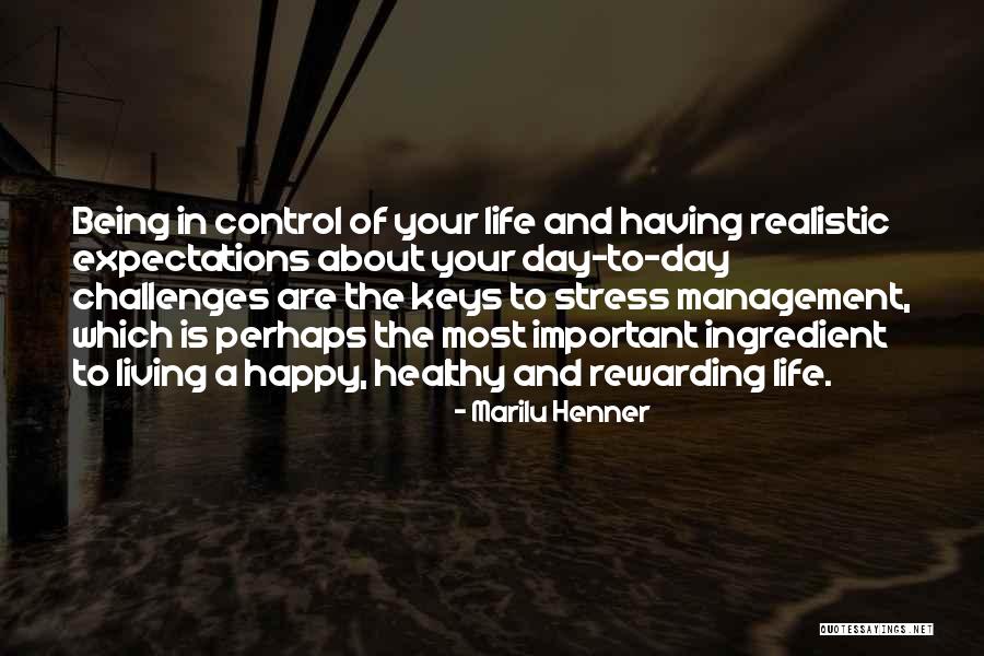 Stress And Life Quotes By Marilu Henner Stress And Life Quotes By Marilu Henner