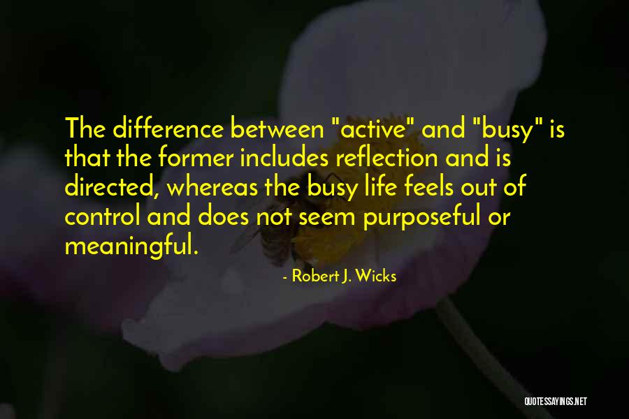 Stress And Life Quotes By Robert J. Wicks Stress And Life Quotes By Robert J. Wicks