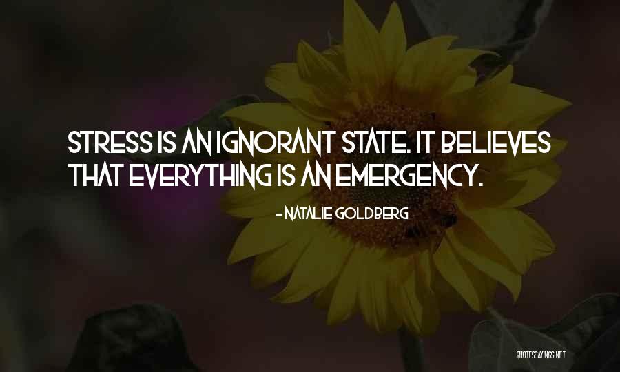 Stress And Relaxation Quotes By Natalie Goldberg Stress And Relaxation Quotes By Natalie Goldberg
