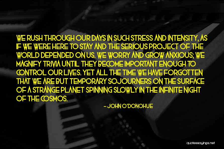 Stress And Time Quotes By John O'Donohue Stress And Time Quotes By John O'Donohue