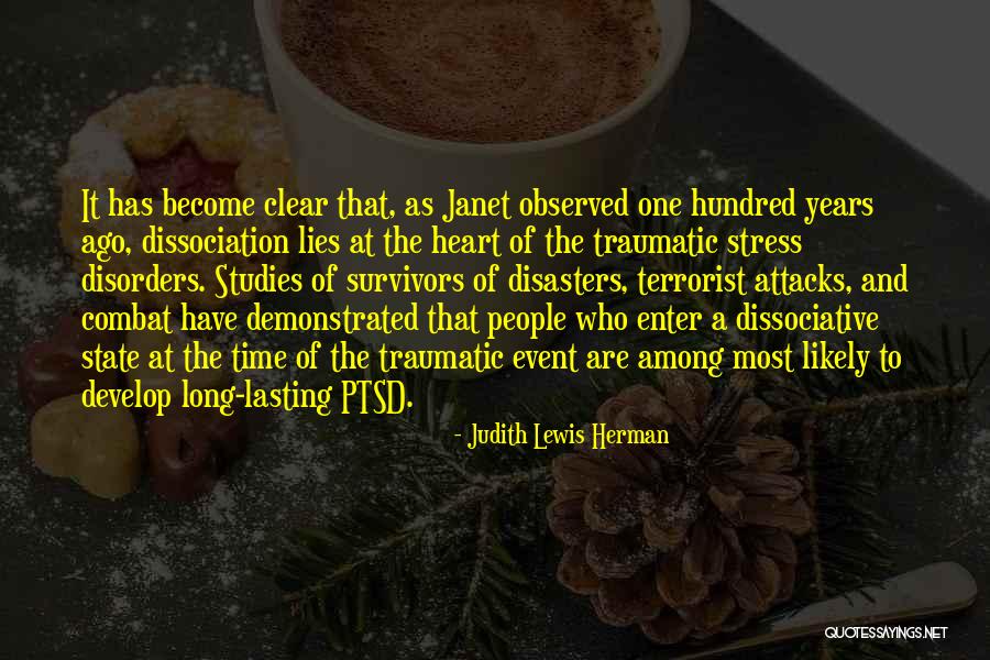 Stress And Time Quotes By Judith Lewis Herman Stress And Time Quotes By Judith Lewis Herman