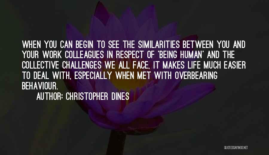 Stress And Work Quotes By Christopher Dines