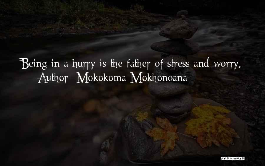 Stress And Worry Quotes By Mokokoma Mokhonoana