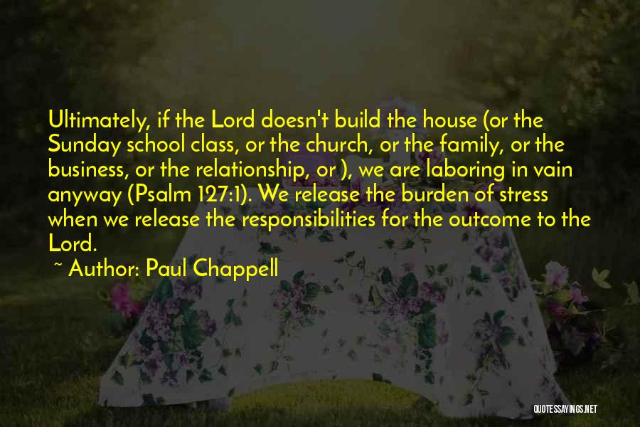 Stress Bible Quotes By Paul Chappell
