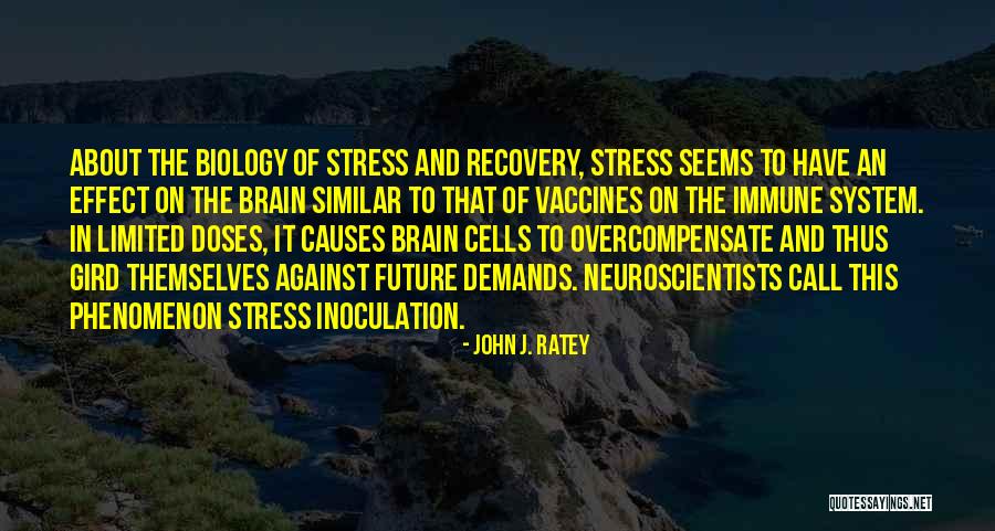 Stress Causes Quotes By John J. Ratey