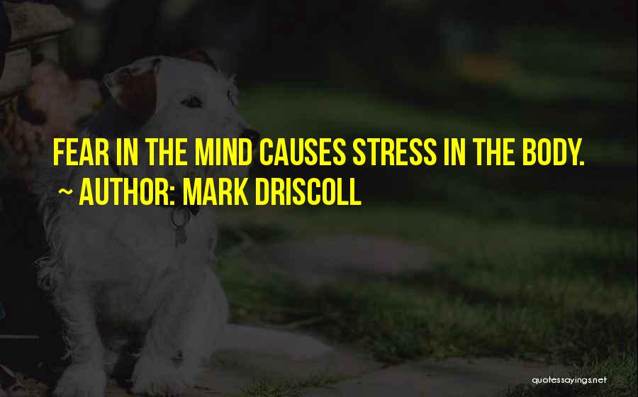 Stress Causes Quotes By Mark Driscoll