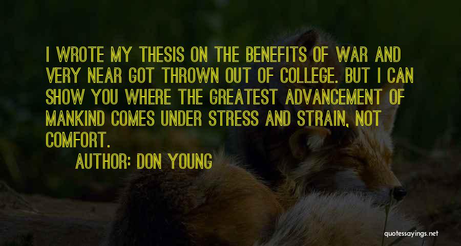 Stress In College Quotes By Don Young