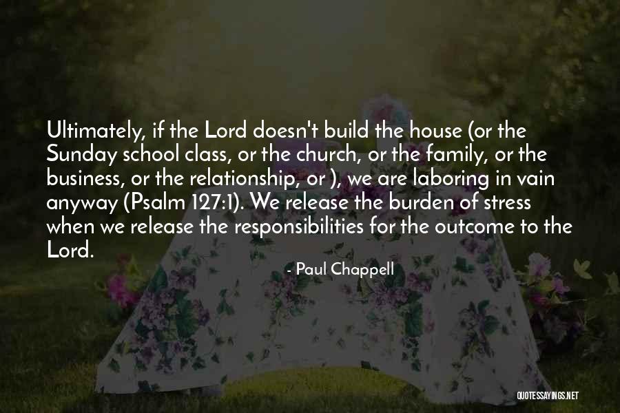 Stress In School Quotes By Paul Chappell