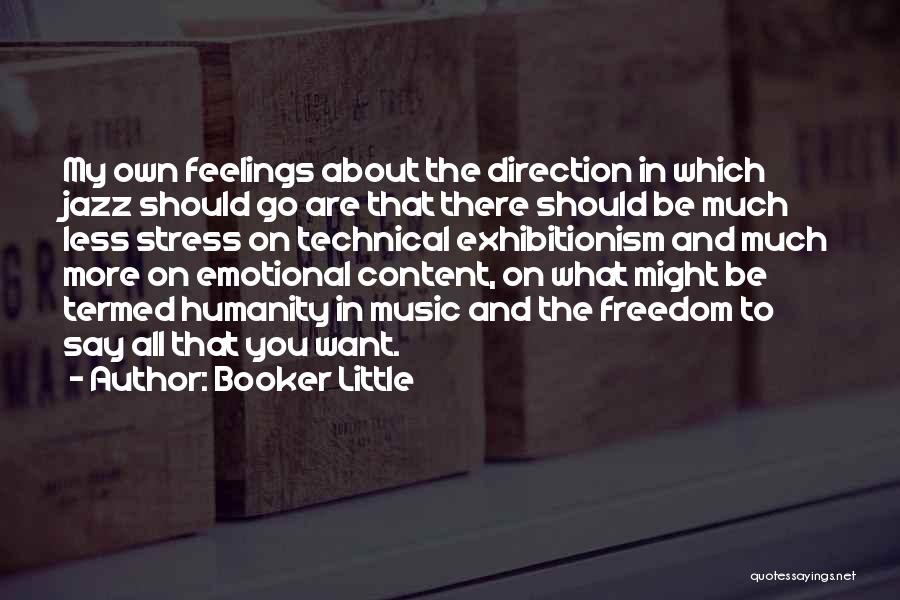 Stress Less Quotes By Booker Little